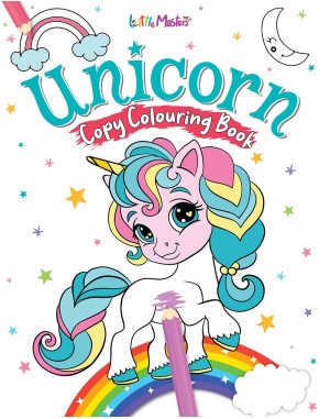 Unicorn Copy Colouring Book