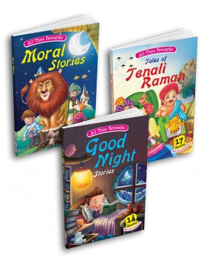 Good Night Stories, Moral Stories, Tenali Raman - ATF  Stories Book Combo