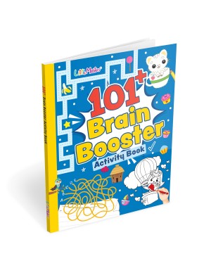 101+ Brain Booster Activity Book for Kids – Fun Mazes, Word Searches, Dot-to-Dots, Coloring Pages & Puzzles for Learning & Play