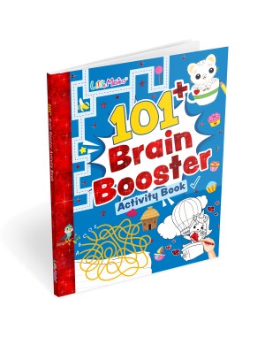 101+ Brain Booster Activity Book for Kids – Fun Mazes, Word Searches, Dot-to-Dots, Coloring Pages & Puzzles for Learning & Play