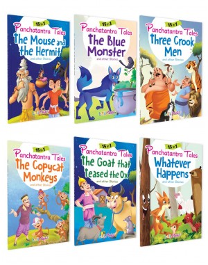15 In 1 Panchatantra Tales Pack of 6 Books E1