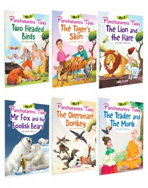 15 In 1 Panchatantra Tales Pack of 6 Books E2