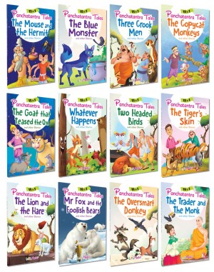 15 In 1 Panchatantra Tales Pack of 12 Books 
