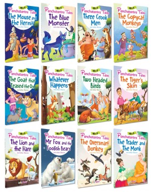 15 In 1 Panchatantra Tales Pack of 12 Books 