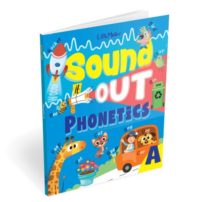 Sound It Out Phonetics A – Fun & Engaging Phonetics Learning Book for Kids | Early Reading & Speaking Skills | Junior Olympiad Worksheets Included