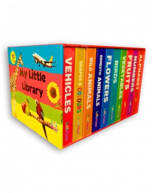 My Little Library: Boxset of 10 Board Books for Kids 