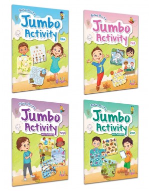 Busy Buzz Jumbo Activity Books (Pack of 4)