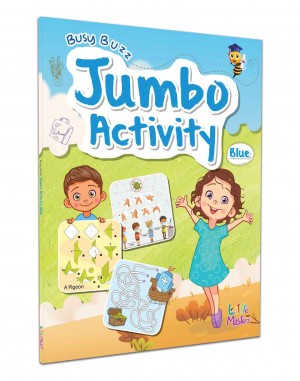 Busy Buzz Jumbo Activity Book Blue