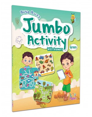 Busy Buzz Jumbo Activity Book Green With Answers
