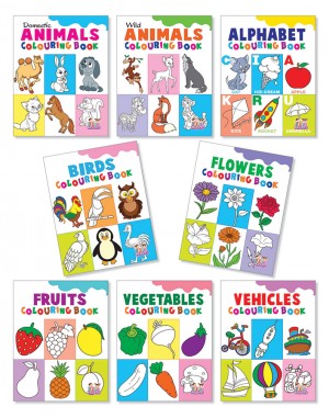Colouring Fun Books (Pack of 8)