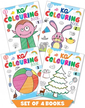 KG Colouring Books (Pack of 4)