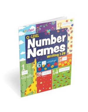 0-Level Number Names Writing 1 To 20