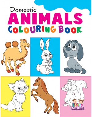 Domestic Animals Colouring Book