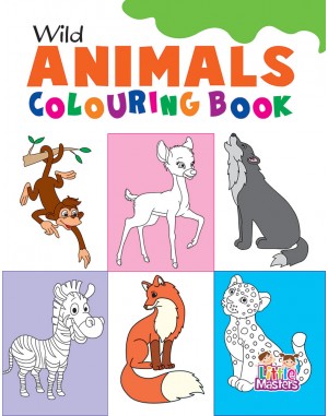 Wild Animals Colouring Book