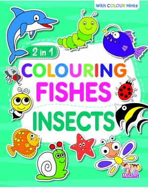 2 in 1 Colouring Fishes Insects