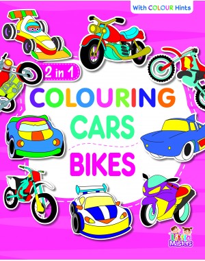 2 in 1 Colouring Cars Bikes